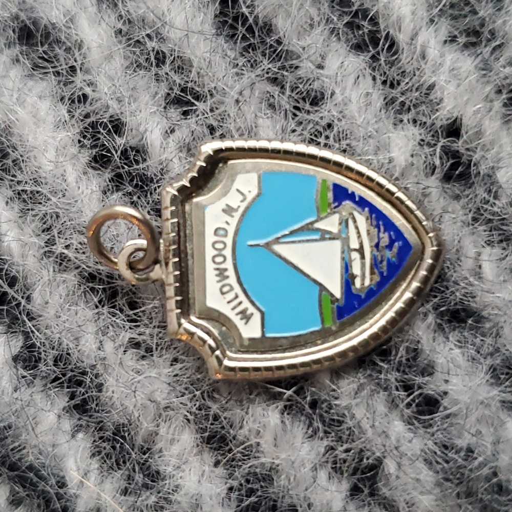 VTG Rosecraft Sterling Silver Wildwood NJ Pendant